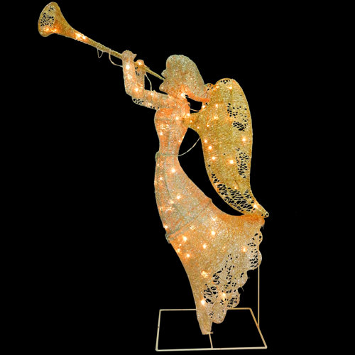 Three Posts™ Angel with Clear Lights Christmas Decoration Lighted